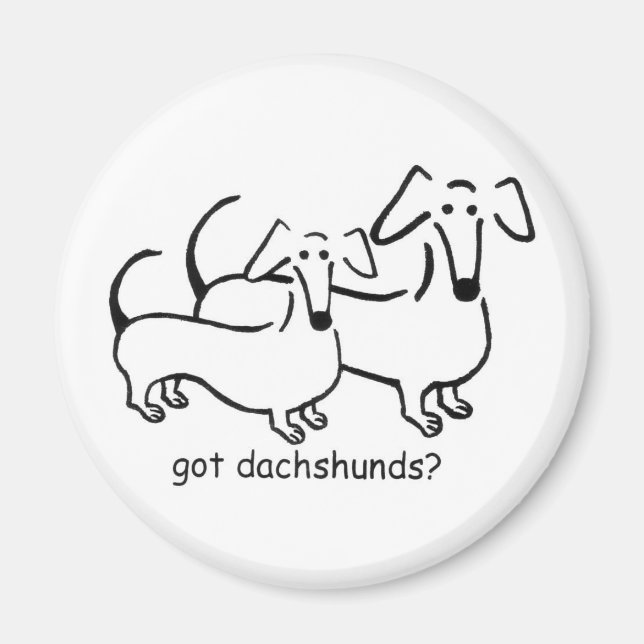 des dachshunds ? Magnet (Devant)