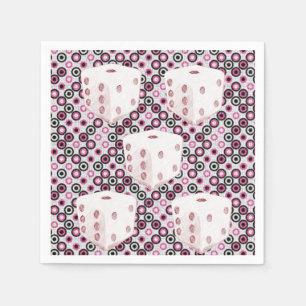 Dés de serviettes en papier