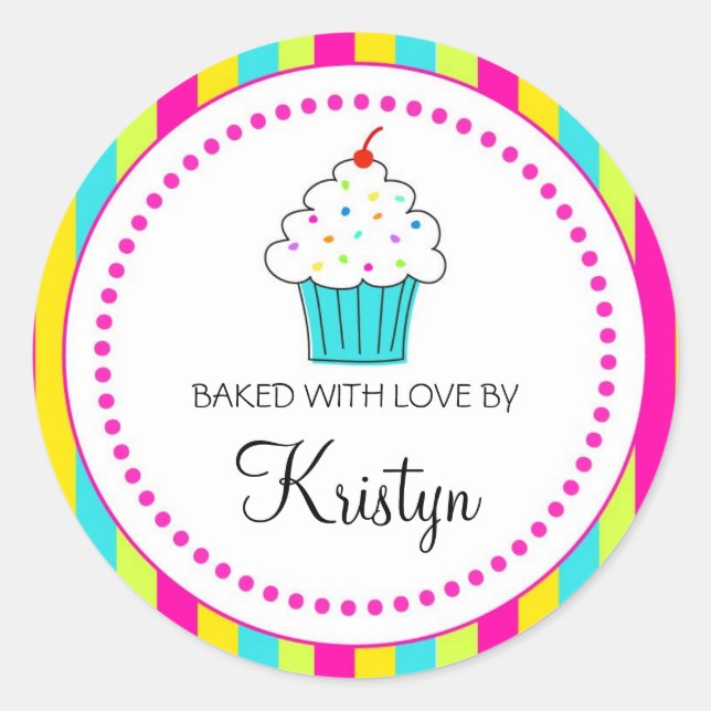 Des étiquettes De Cupcake À La Cuisine Du... (Devant)