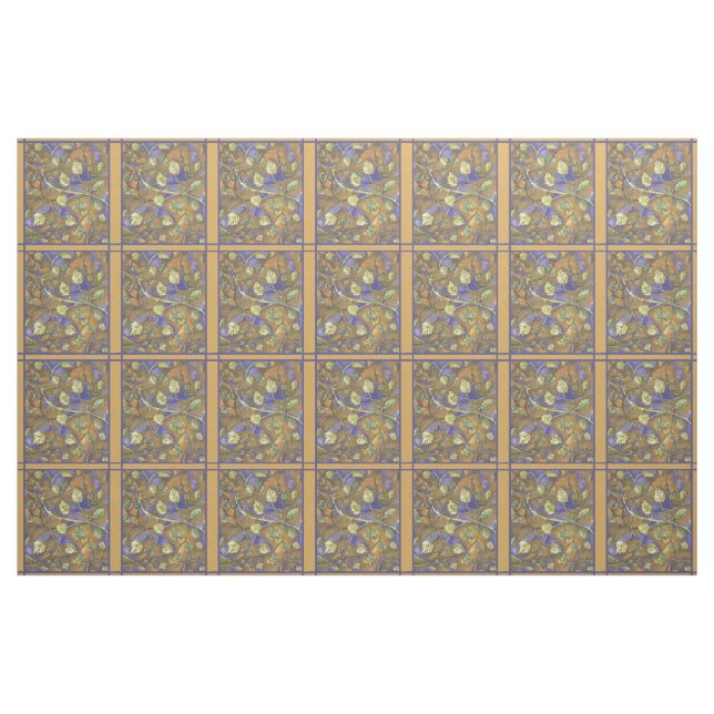 Des Feuilles ondulés à partir d'un tissu de frambo (Yard)