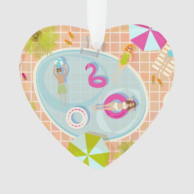 Des filles et des garçons du bikini jouant au jeu  (devant)