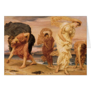 Des Filles Grecques Ramassent Des Galets Par Lord