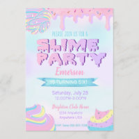 Des invitations à la fête d'anniversaire bidon, go