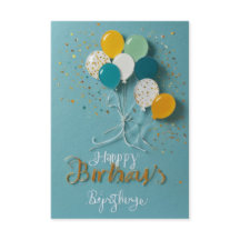 Des invitations d'anniversaire de qualité ! Carte