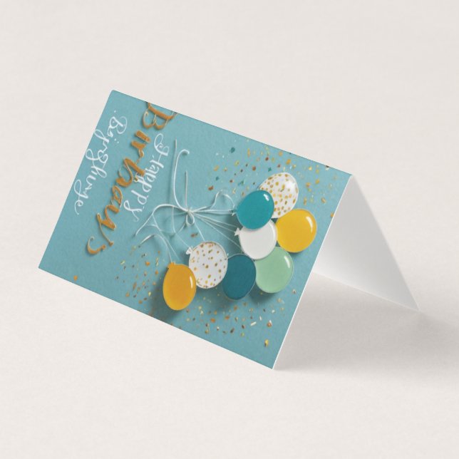 Des invitations d'anniversaire de qualité ! Carte  (Front)