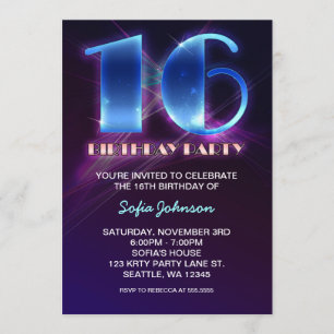des invitations exceptionnelles à 16 ans