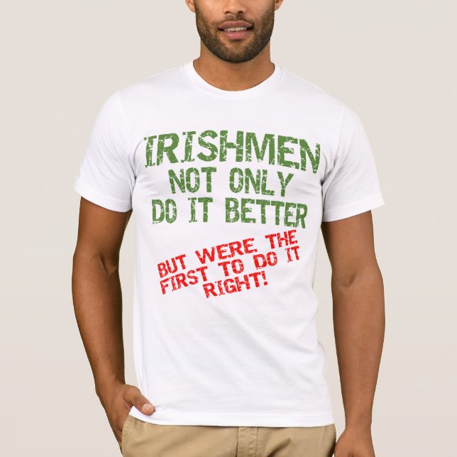 Des Irlandais il améliorent le T-shirt (Devant)