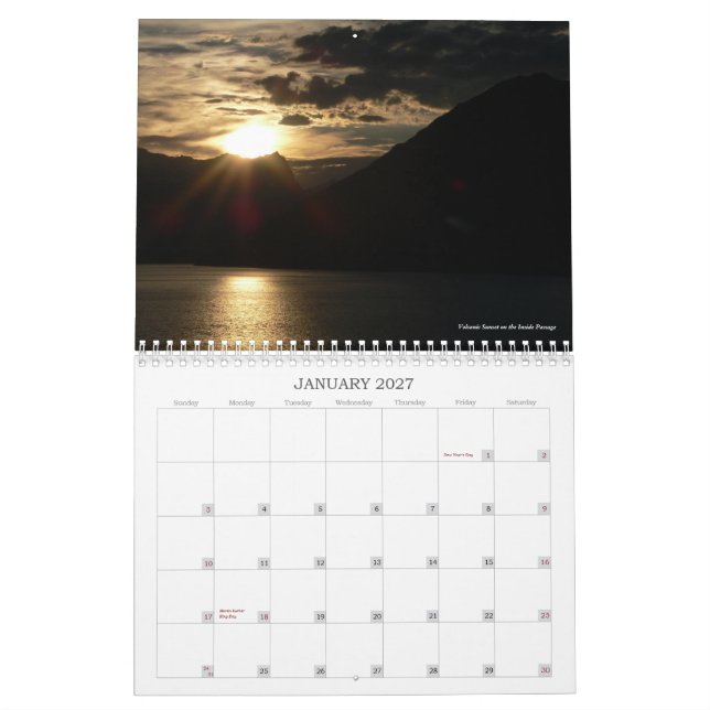 Des jours plus lumineux !  Un calendrier pour 2009 (Jan 2027)