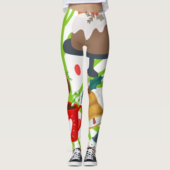 Des leggings de Noël amusants ! (Devant)