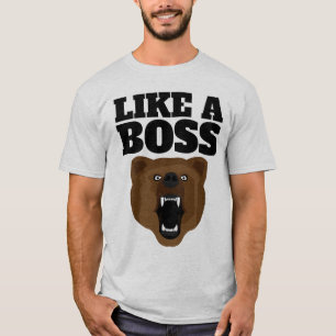 DES MENS DE BOÎTE GRIZZLY BEAR FUNNY T-SHIRTS