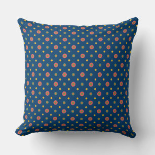 Des Pois Jumbo bizarres, Coussin bleu marine