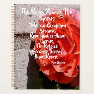 Des roses parmi les épines Citation d'Abe Lincoln