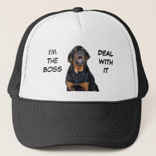 Des rottweilers je suis le casquette de camionneur