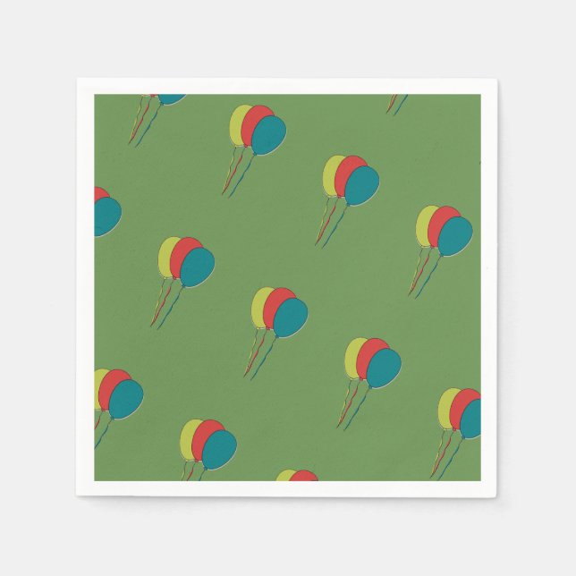 Des serviettes en papier amusantes pour votre fête (Devant)