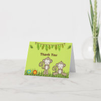 Des Singes Accrochés Dans La Jungle Merci