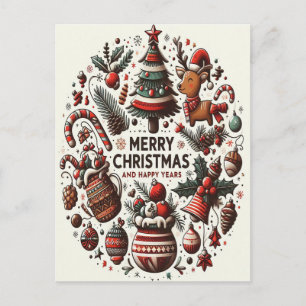 Des souhaits d'hiver étincelants dans une carte de