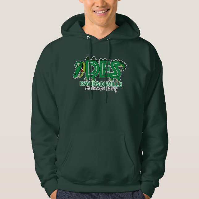 DES - Sweat - shirt à capuche d'engrenage Gator (Devant)