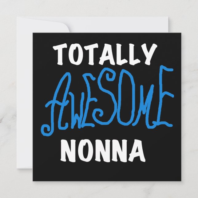 Des T-shirts et cadeaux Nonna Blue totalement géni (Devant)