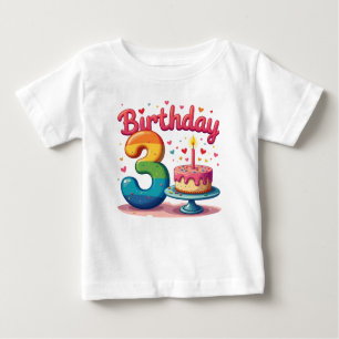Des T-shirts pour l'anniversaire d'un enfant de tr