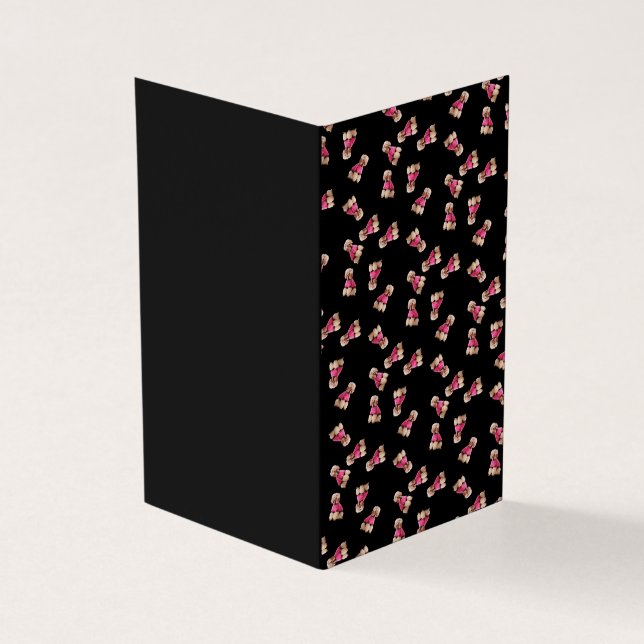 Des Tas De Poodles (Rose sur Noir) (Outside)