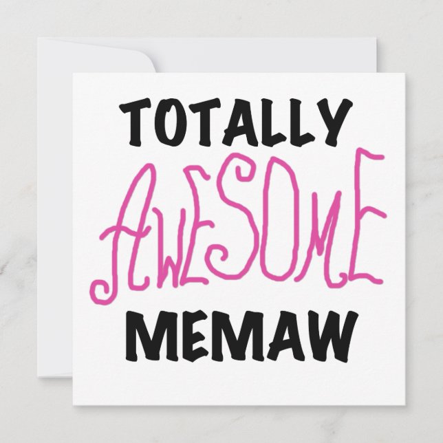 Des tee-shirts et cadeaux rose Memaw absolument gé (Devant)