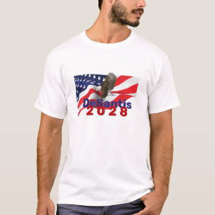 DeSantis 2028 sur T-shirt du drapeau américain