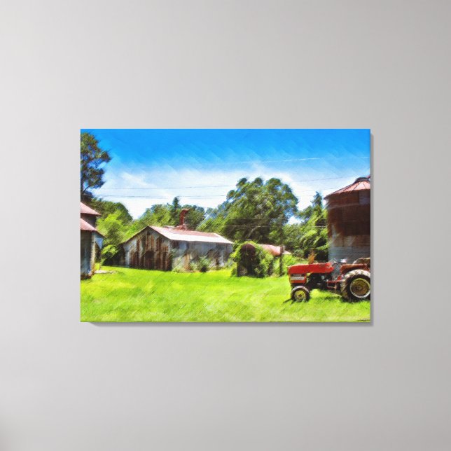 DESCENDRE SUR LA TOILE DE LA FERME (Recto)