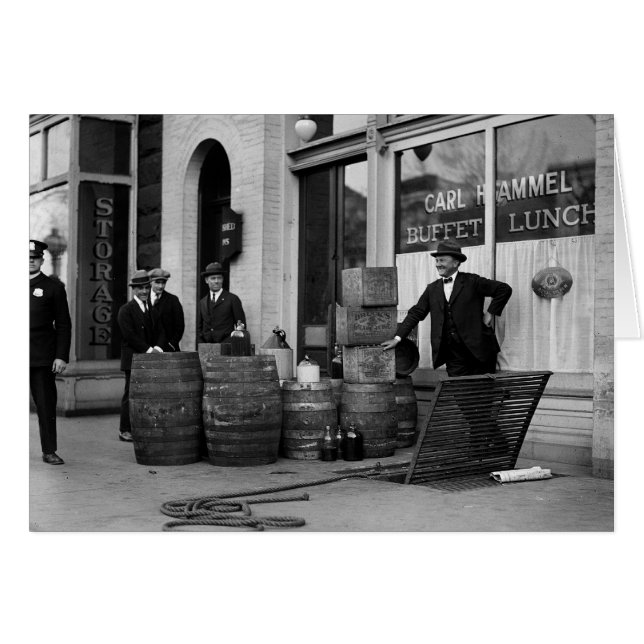 Descente dans la contrebande d'alcool, 1923 (Devant horizontal)