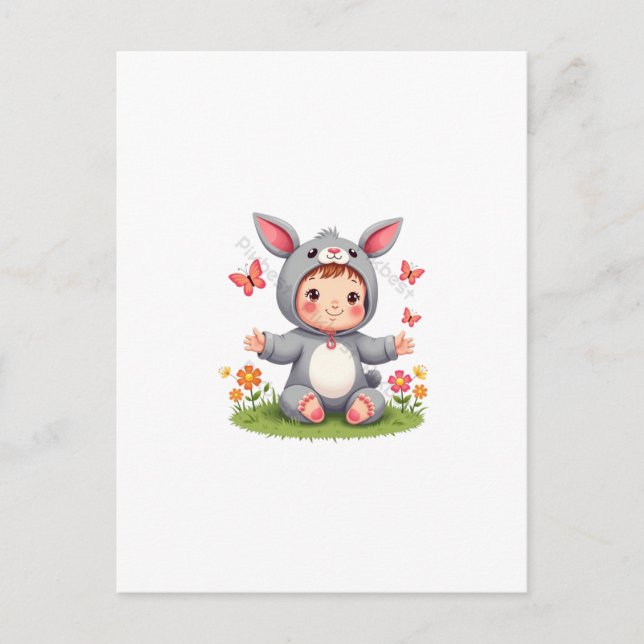 Description de la carte postale de dessin animé de (Devant)