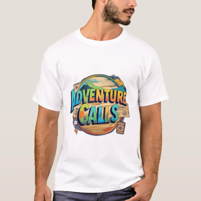 Description des T-shirts "Adventure Call" Concepti (Devant)