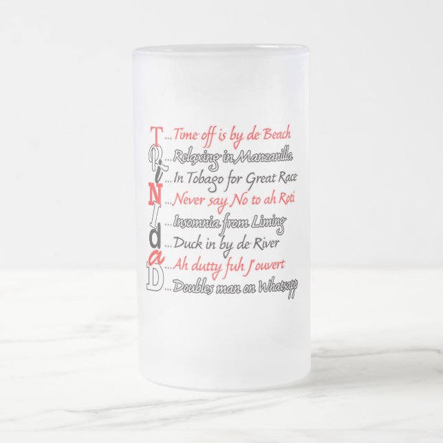 Description drôle de Trini Tasse givré 3 (Centre)