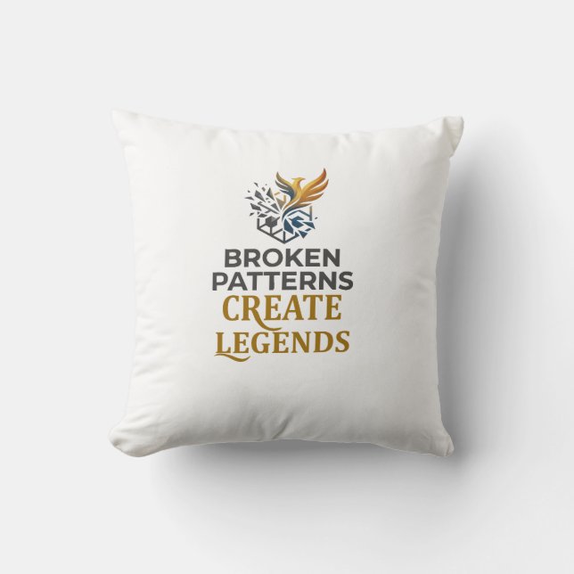 Description du produit Coussin Motivant Phoenix (Recto)
