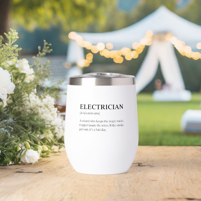 Description technique drôle d'électricien (Mariage (pivoté))