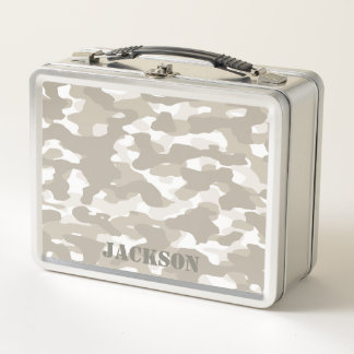 Désert Camouflage Métal Lunchbox