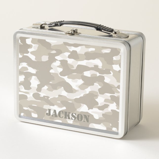 Désert Camouflage Métal Lunchbox (Devant)
