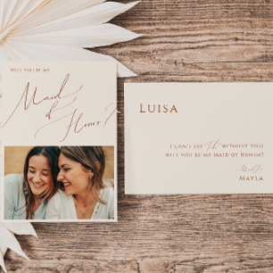 Désert de Whimsical   Carte d'honneur photo beige