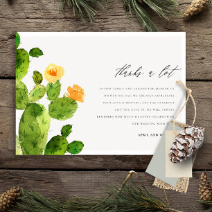 DÉSERT D'EAU VERTE MERCI DE FLEURS CACTUS