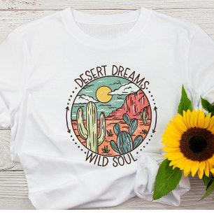 Desert Dreams T-shirt de base pour femmes