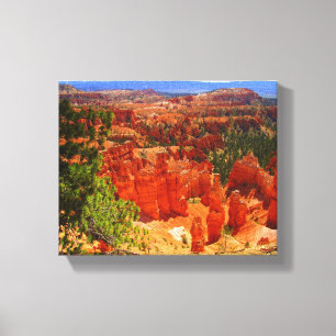 Desert Hoodoos Stretted Canvas Impression