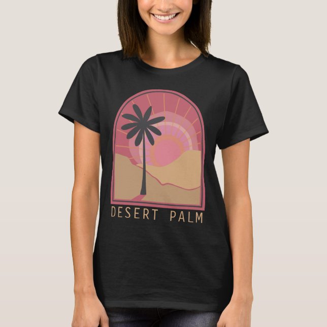Desert Palm (Pink) T-shirt (Devant)