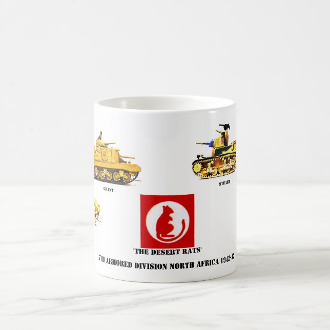 Desert Rats Mug 7e division blindée (Centre)