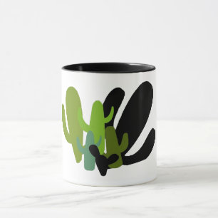 Désert Saguaro Cactus Mug rétro