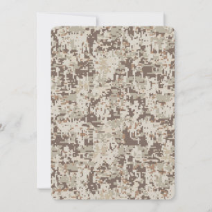 Desert Style Digital Camouflage Beige Decor