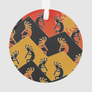 Desert Sunset Kokopelli Noël Sud-Ouest