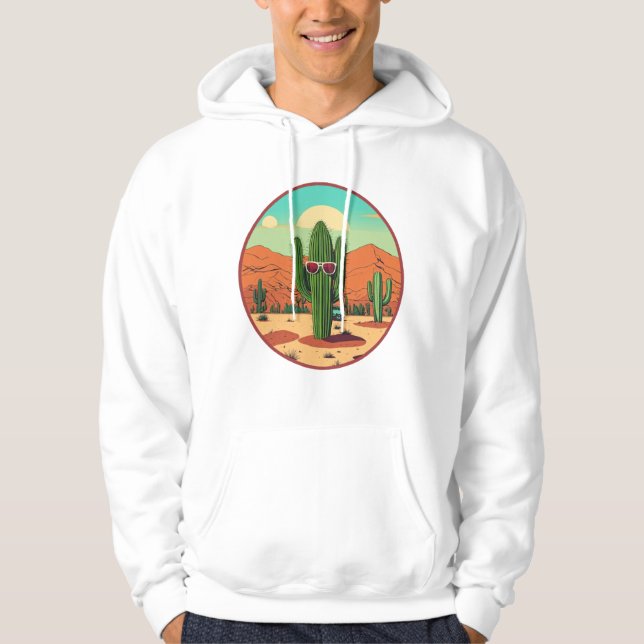 Desert Vibes Cactus Sweat - shirt à capuche - Unis (Devant)