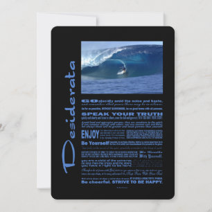 Desiderata Poem Surf À Hawaii