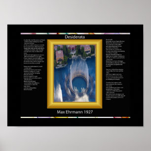 DESIDERATA Regarder les affiches vers le bas