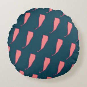 Design à base de plantes Coussin rond