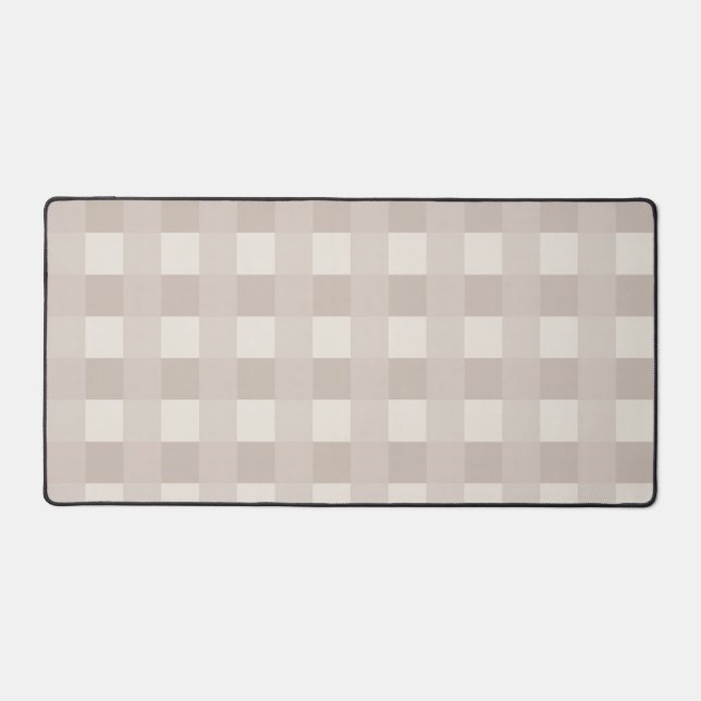 Design à carreaux minimal beige (Recto)