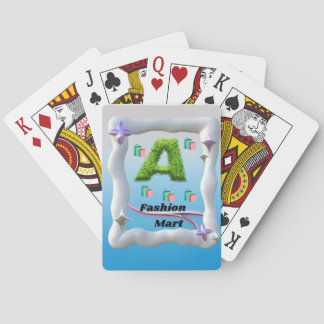 Design "A fashion mart" Cartes de jeu